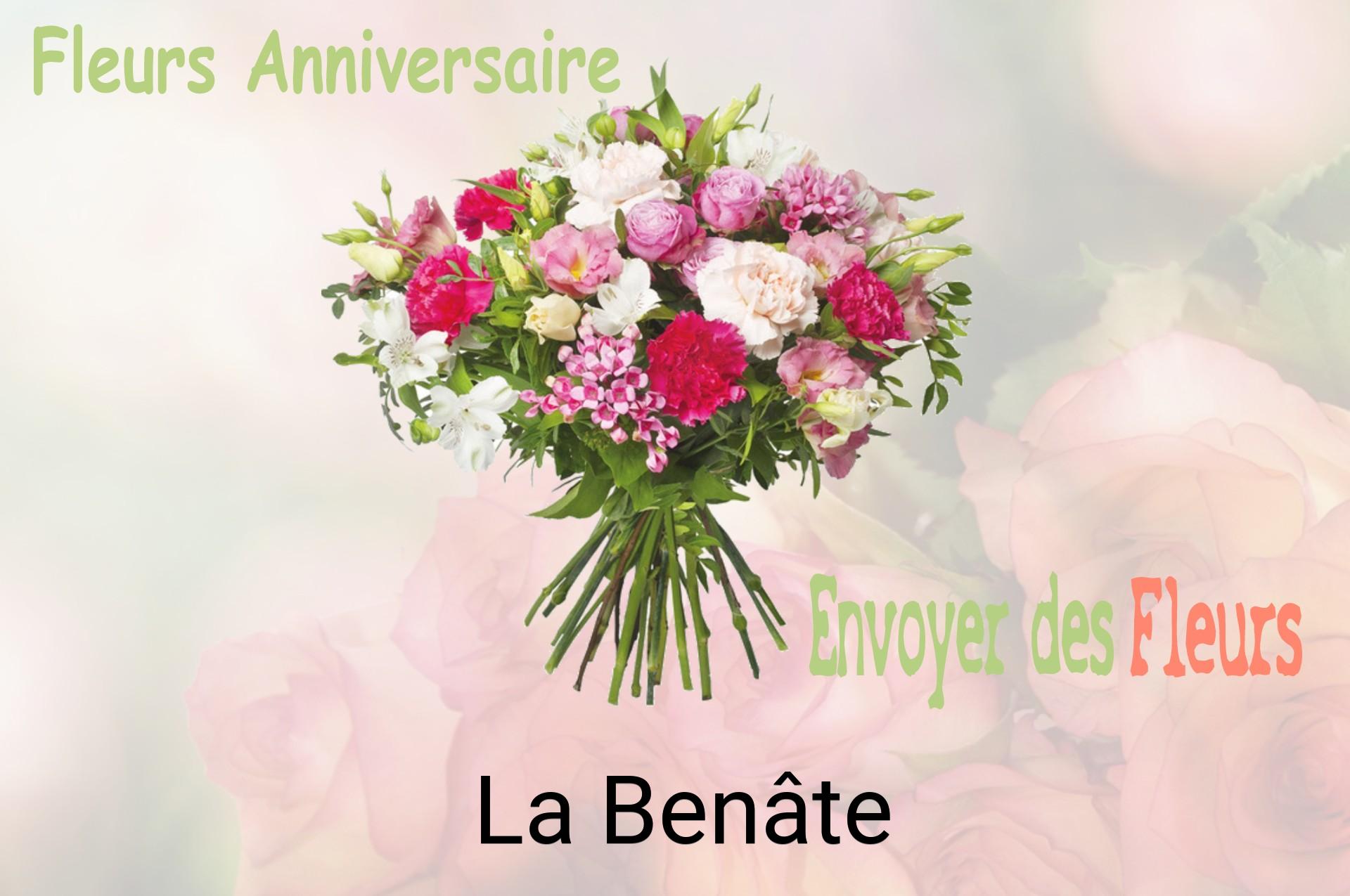Bouquet de fleurs d’anniversaire livré à La Benâte